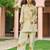 Mahua alabaster off white plain cotton co ord sets