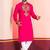Pink Faux Rayon Embroidered navratri collection kurta set