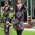  Women's Georgette Blend Floral Straight Printed Kurta Pant With Dupatta | kurta sets for woman