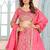 BABY PINK sequin EMBROIDERED LEHENGA CHOLI