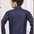 Blue champion silk sherwani with silk dupion pajama for kids