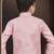Pink art silk sherwani with silk dupion pajama for kids