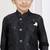 Black banarasi silk sherwani with silk dupion pajama for kids