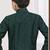 Green banarasi silk indo western with silk dupion pajama for kids