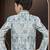 White jackard & banarasi silk indo western with silk dupion dhoti for kids