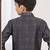 Blue zari jackard sherwani with silk dupion pajama for kids