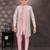 Pink pure silk indo western with silk dupion pajama for kids