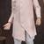 Pink kasak zari jackard sherwani with silk dupion pajama for kids