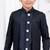 Blue kasak zari jackard & banarasi silk indo western with silk dupion pajama for kids