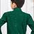 Green banarasi silk sherwani with silk dupion pajama for kids