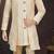 White power silk indo western with silk dupion pajama for kids