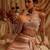 Gold plain satin saree