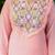 Cotton cambric dyed kurti-skirt-dupatta  set