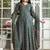 Cotton cambric printed anarkali kurti-pant-dupatta set
