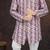 Multcolor jackard sherwani with silk dupion pajama for kids