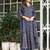 Cotton cambric printed anarkali kurti-pant-dupatta set