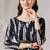 Black color poly georgette anarkali digital printed gown
