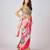 Multicolor printed georgette saree