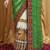 Riva enterprise women's designer embroidery georgette saree with unstitched blouse