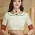 Riva enterprise women's designer embroidery georgette saree with unstitched blouse