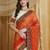 Riva enterprise women's designer embroidery georgette saree with unstitched blouse