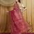 Riva enterprise women's designer embroidery georgette saree with unstitched blouse