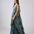 Green printed nylon saree