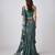 Green printed nylon saree