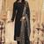 Black Georgette Embroidery Sequence Work Kurta Pant with Dupatta Set For Women