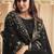 Black Georgette Embroidery Sequence Work Kurta Pant with Dupatta Set For Women