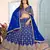 ROYAL BLUE sequin embroidered lehenga choli