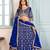 ROYAL BLUE sequin embroidered lehenga choli