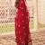 Red Chanderi Silk Embroidery Sequence Work Kurta Pant with Dupatta Set 