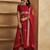 Red Chanderi Silk Embroidery Work Kurta Pant with Net Dupatta For Women