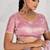 Light pink thread work soft burberry saree