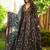 Black muslin printed designer palazzo suit