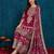 Riva enterprise women's faux georgette fabric zari sequence embroidery work kurtaset with dupatta