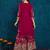 Riva enterprise women's faux georgette fabric zari sequence embroidery work kurtaset with dupatta