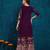 Riva enterprise women's faux georgette fabric zari sequence embroidery work kurtaset with dupatta