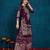 Riva enterprise women's faux georgette fabric zari sequence embroidery work kurtaset with dupatta