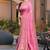Dola silk blend meenakari weave work saree in light pink