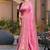 Dola silk blend meenakari weave work saree in light pink