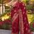Dola silk blend meenakari weave work saree in maroon