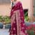 Dola silk blend meenakari weave work saree in purple