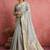 Light grey soft silk blend weaving saree