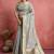 Light grey soft silk blend weaving saree
