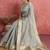 Light grey soft silk blend weaving saree