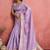 Lilac soft silk blend weaving saree
