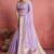 Lilac soft silk blend weaving saree