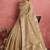 Beige soft silk blend weaving saree